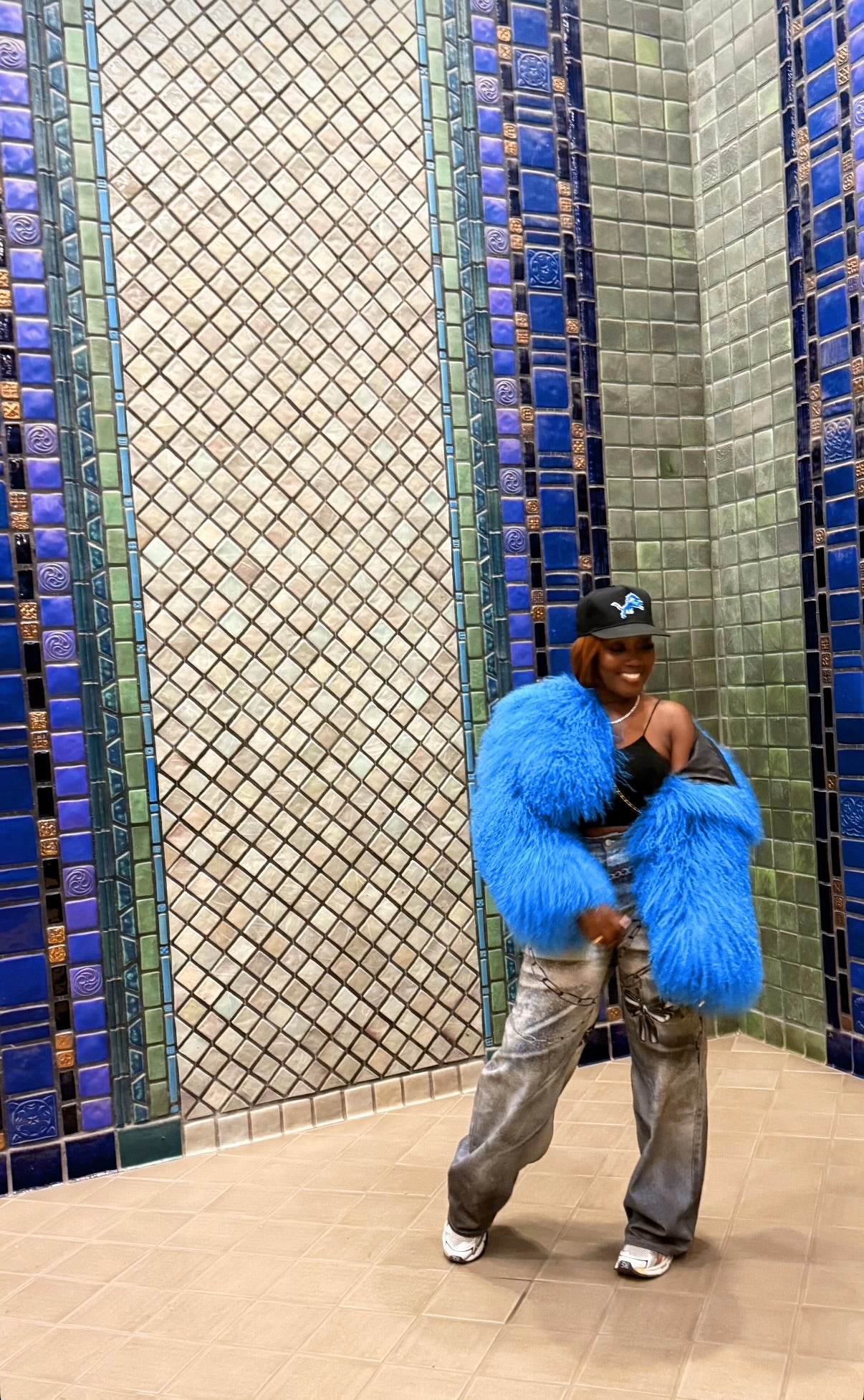 Gyrls Get Money - Mongolian Crop Fur Coat