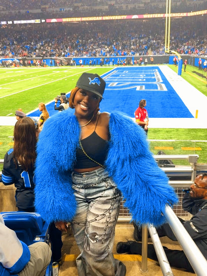 Gyrls Get Money - Mongolian Crop Fur Coat