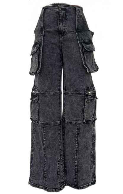 Zip & Go Cargo Jeans - Buy 2 Get 1 “Free"